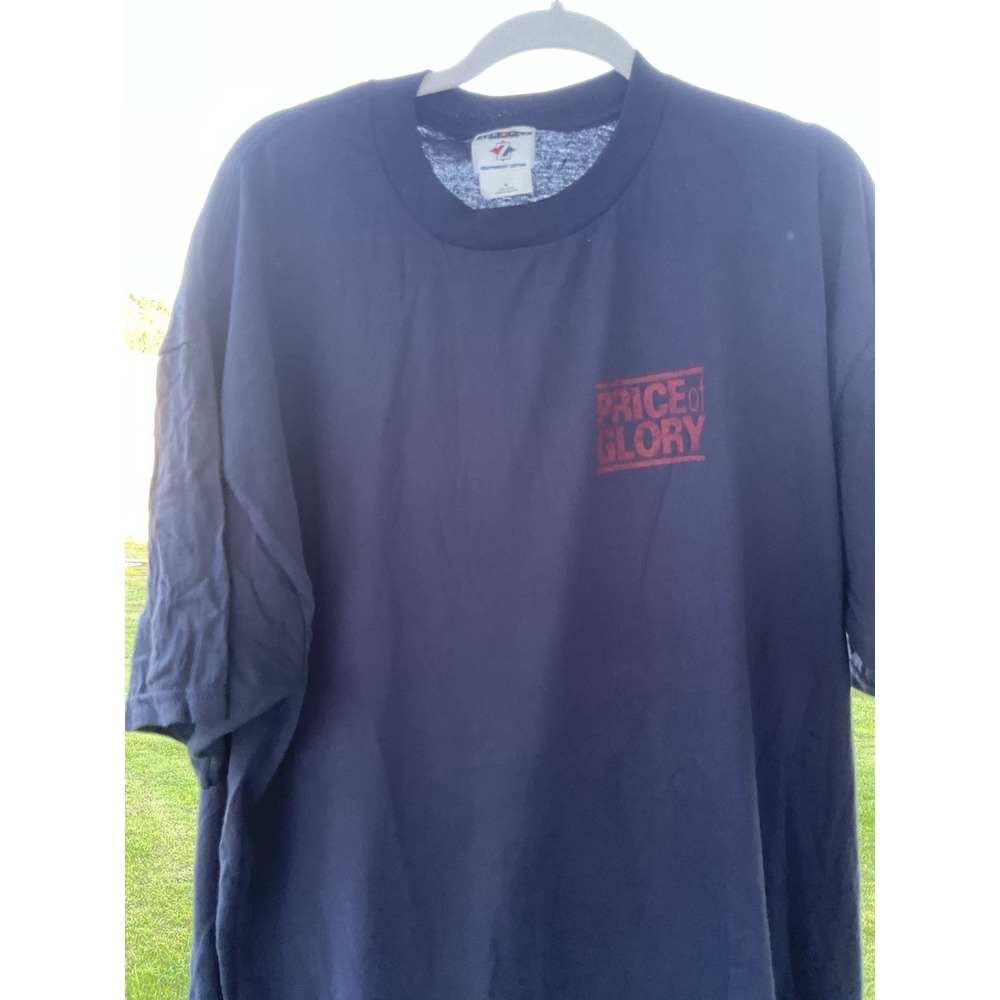 Vintage Price Of Glory Shirt Men‎ XL Navy Tee Jimmy Smits Boxing Movie Promo